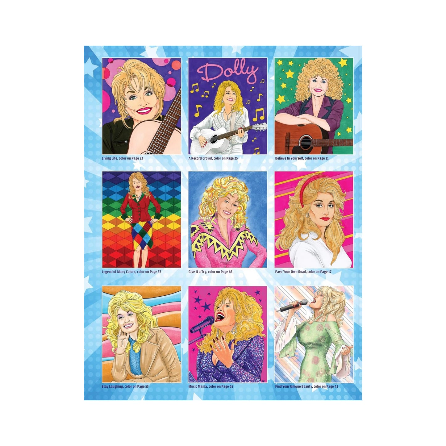 Dolly Parton Activity Book