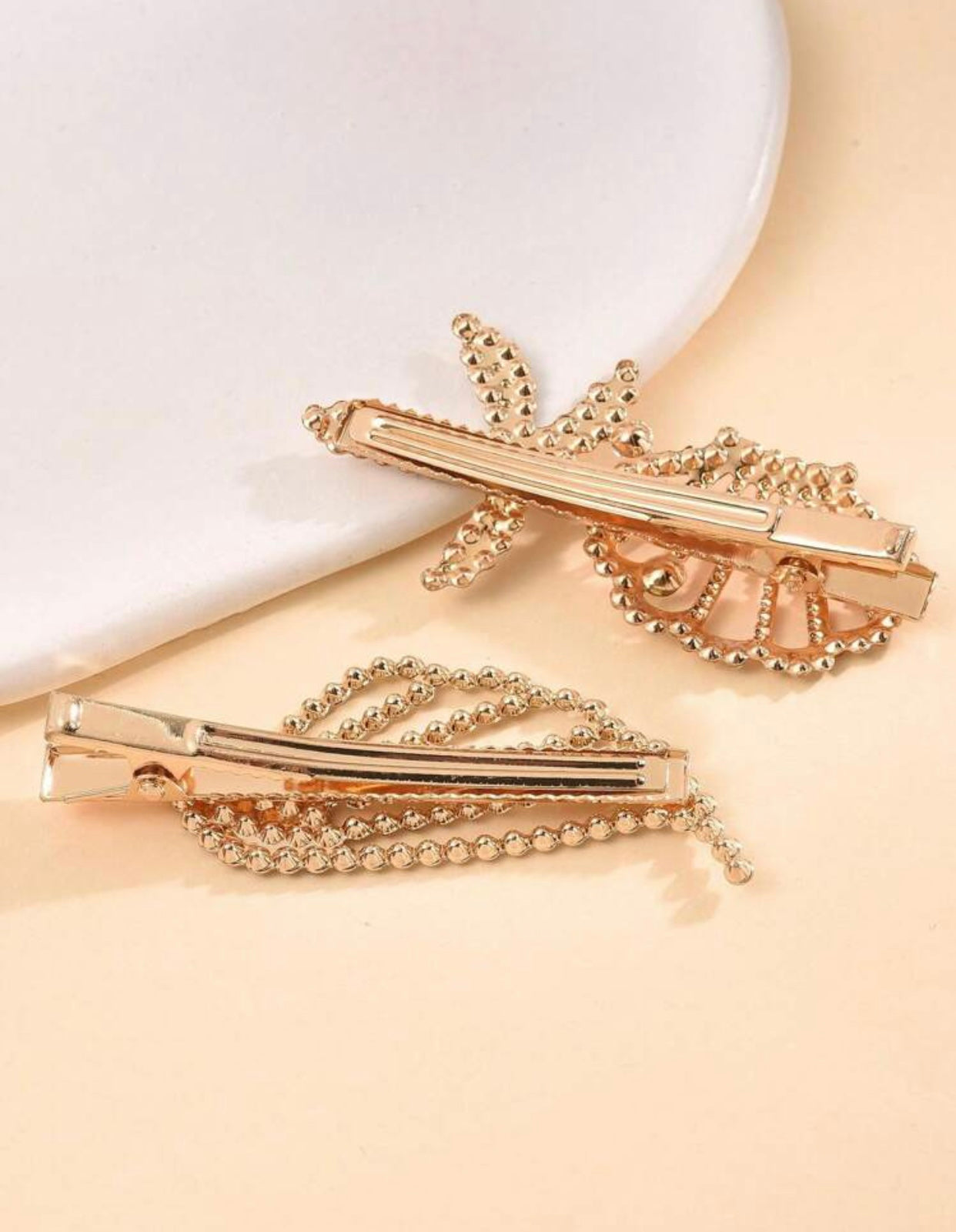 Seashells by the Seashore Hair Clips