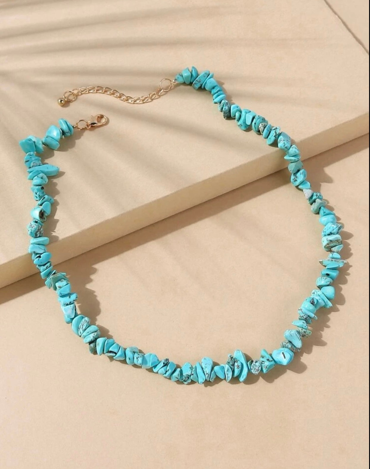 Lolita Turquoise Hoop Earrings & Necklace Set