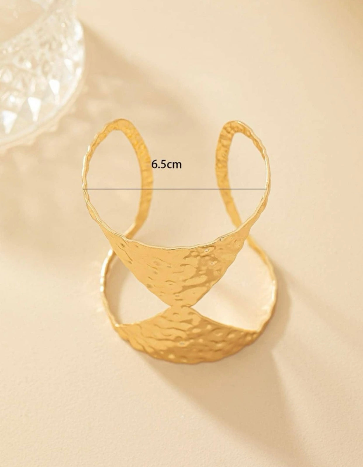 Gloria Cuff Bracelet Gold or Silver