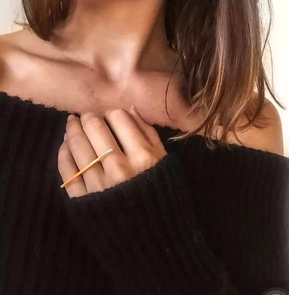 Bar of Love Ring