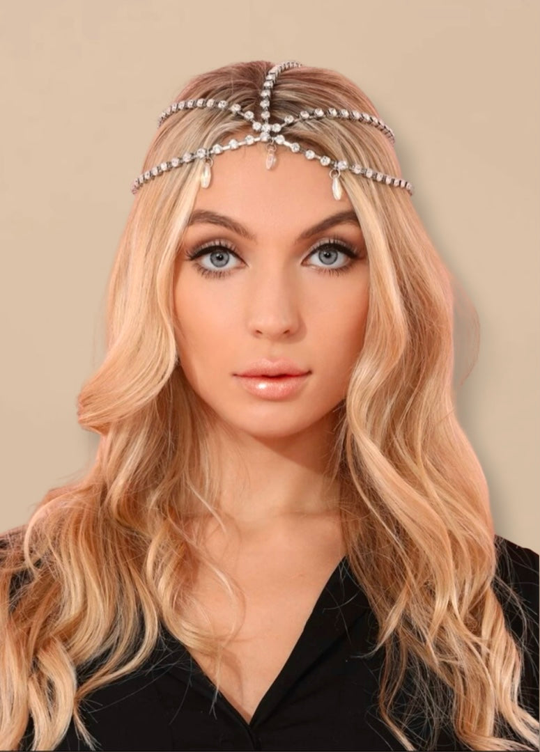 Rhinestone Head Decor