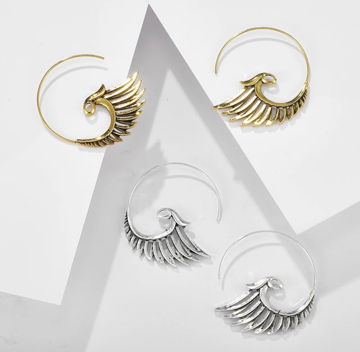 Hawk Indian Warrior Earrings