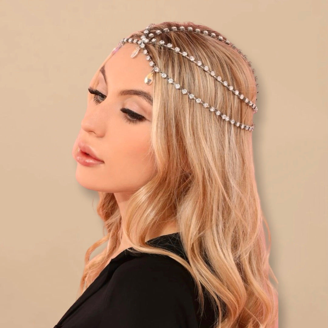 Rhinestone Head Decor