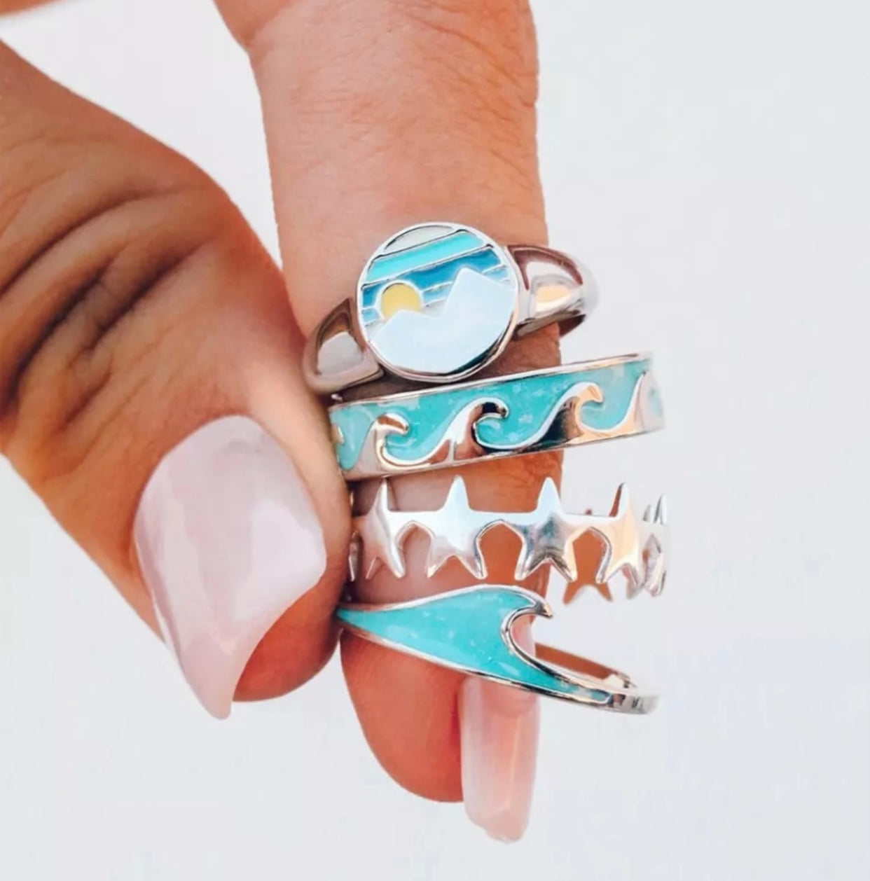 Starpone Beach Ring Set