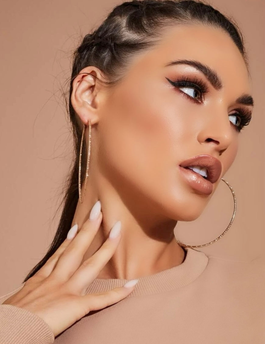 Large Gold Hoops