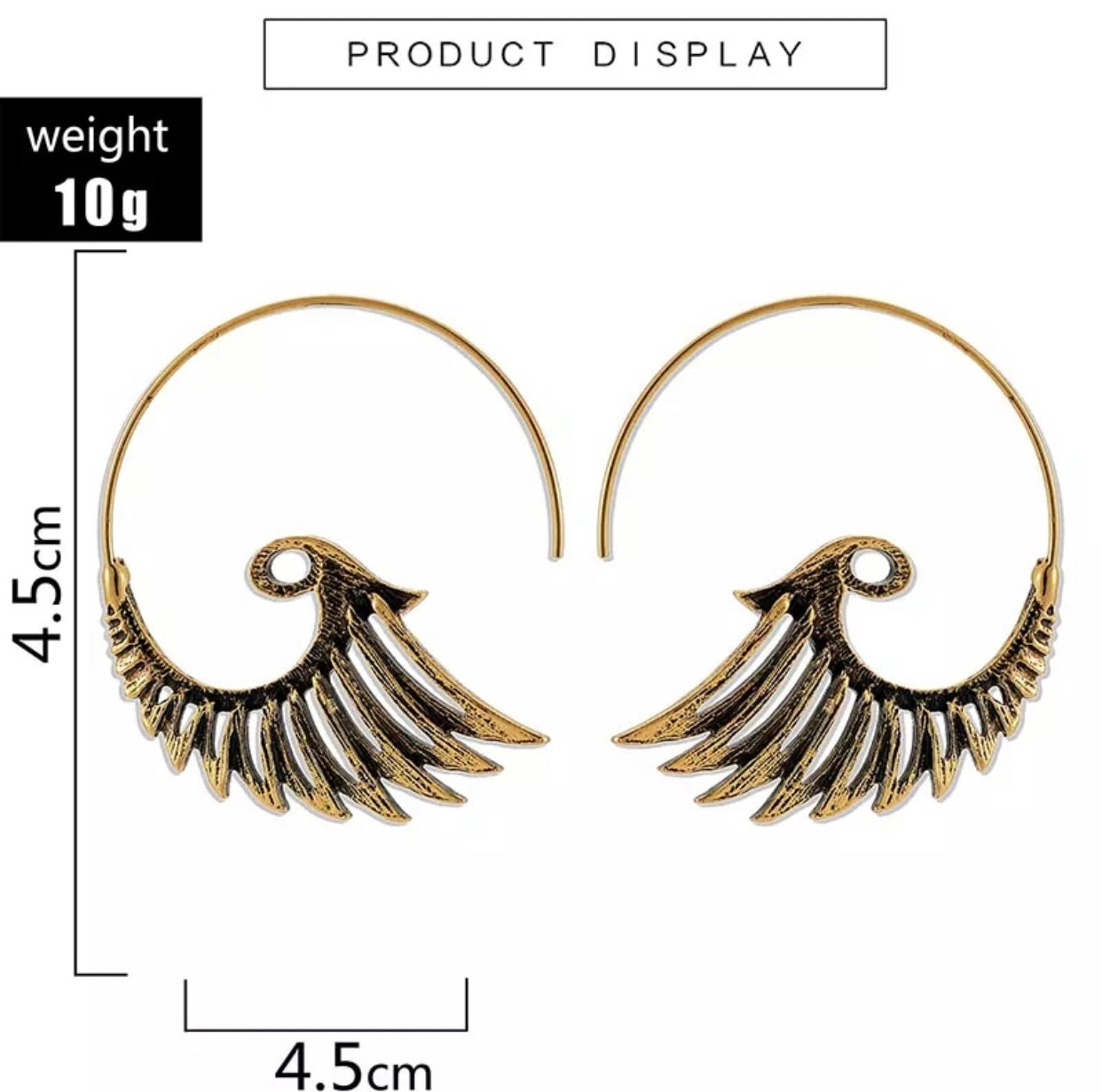 Hawk Indian Warrior Earrings