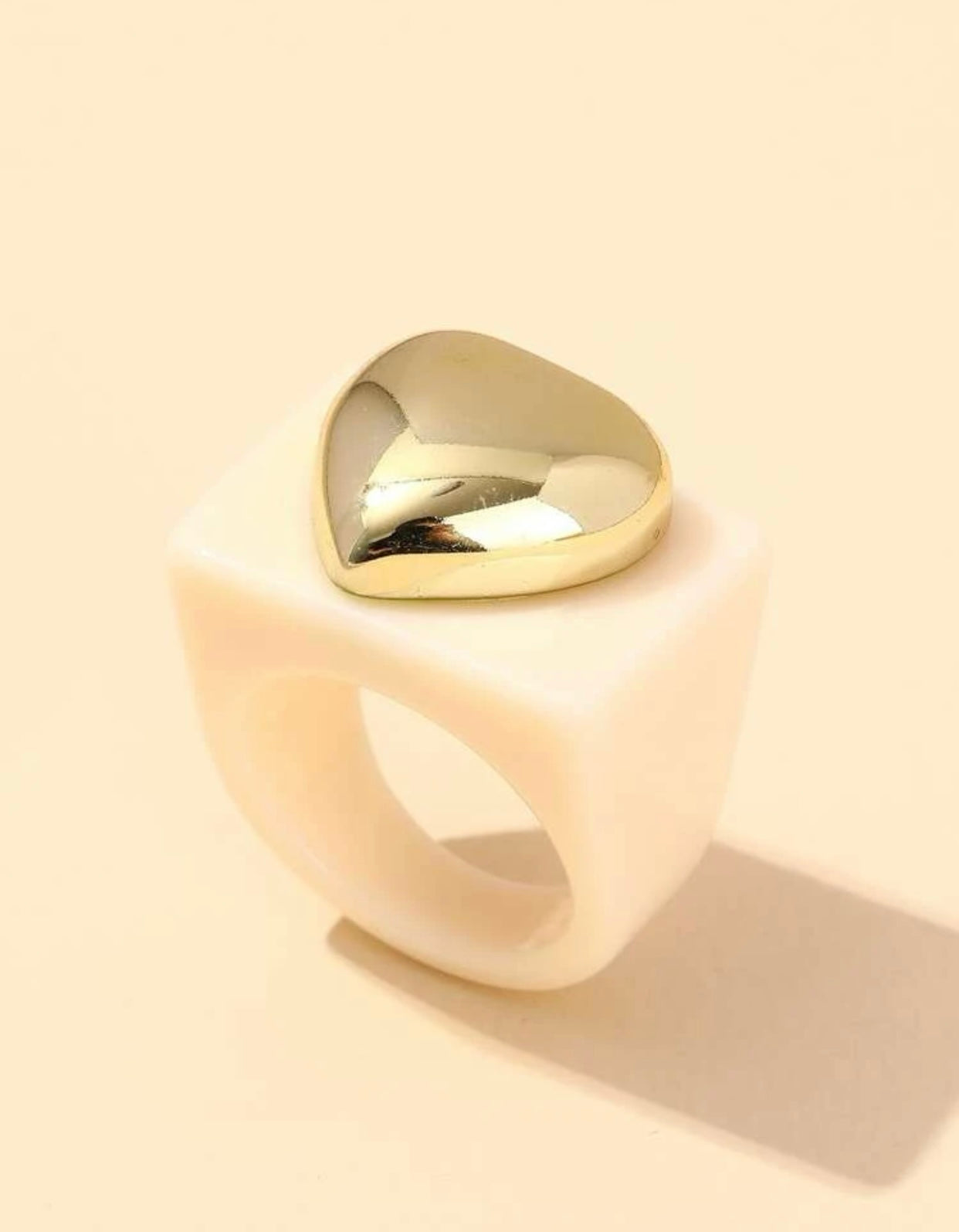 Chunky Heart Ring