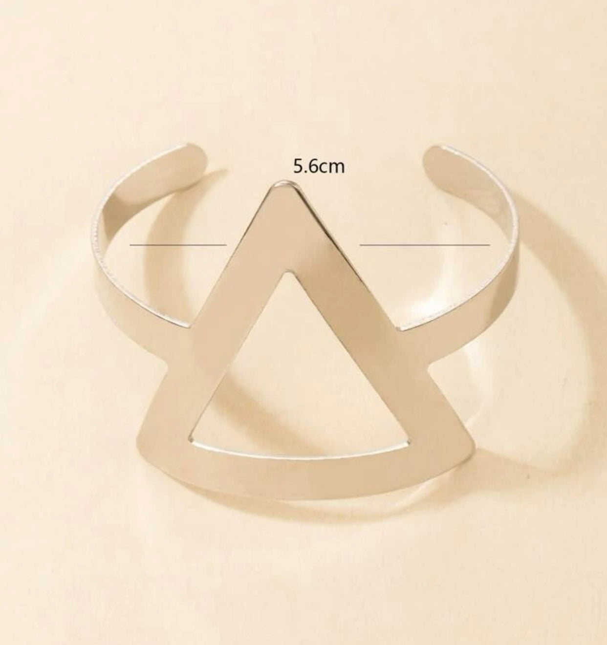 Triangle Bangle Silver