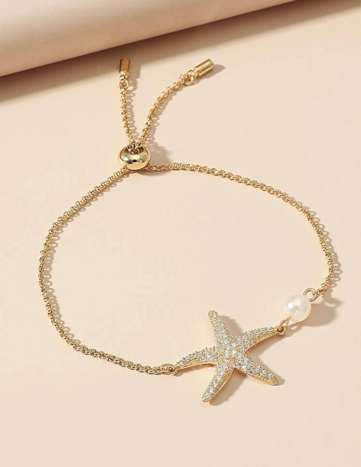Gold Starfish Bracelet