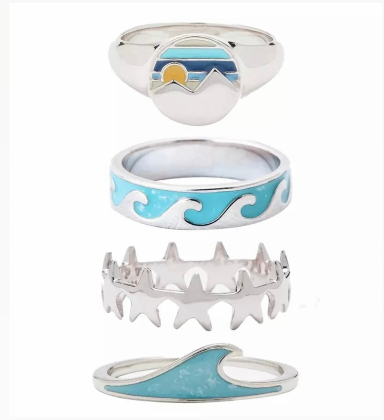 Starpone Beach Ring Set