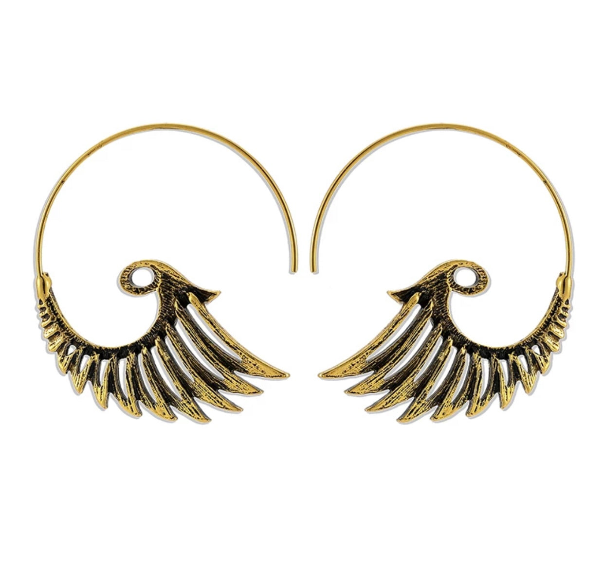 Hawk Indian Warrior Earrings