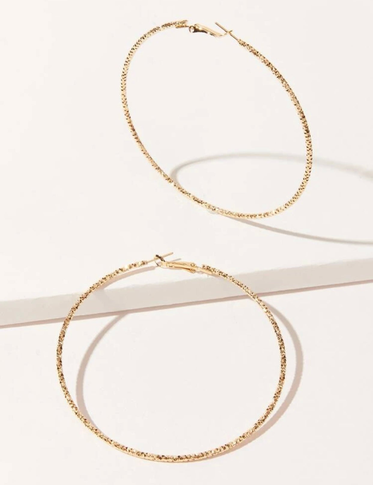 Large Gold Hoops
