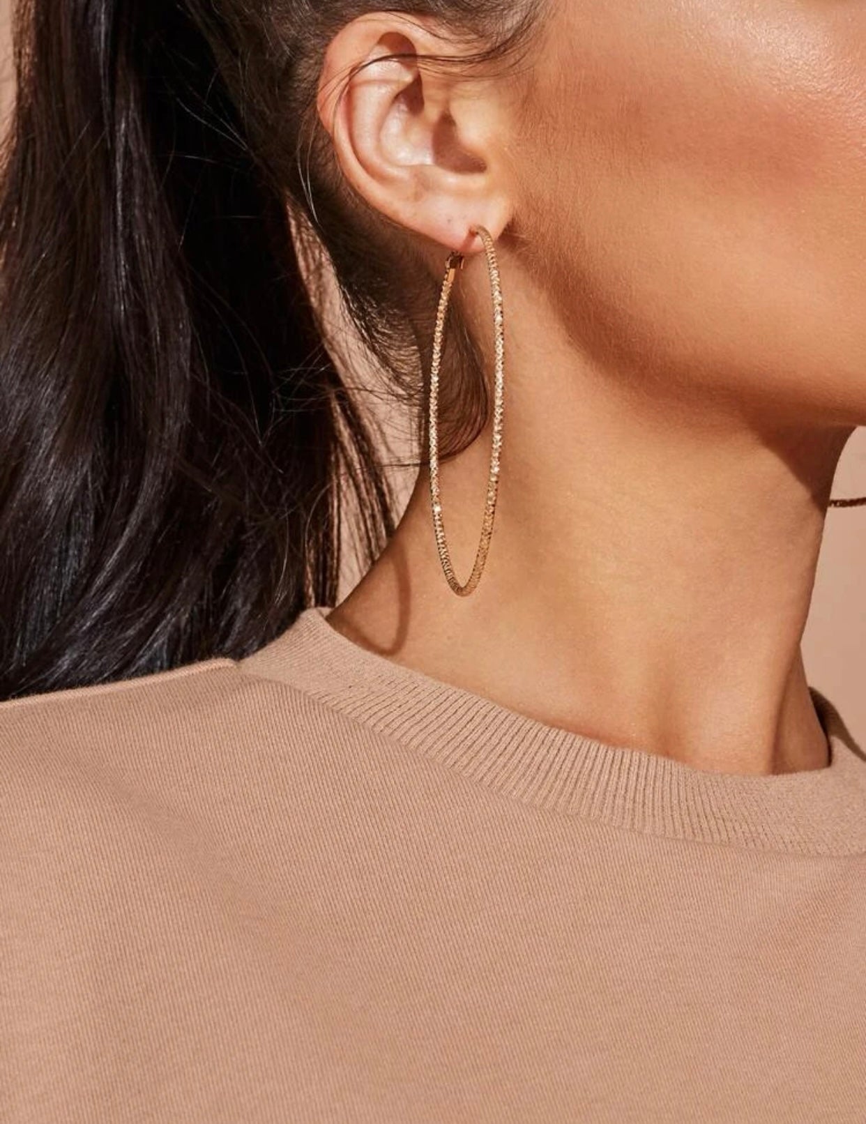 Large Gold Hoops