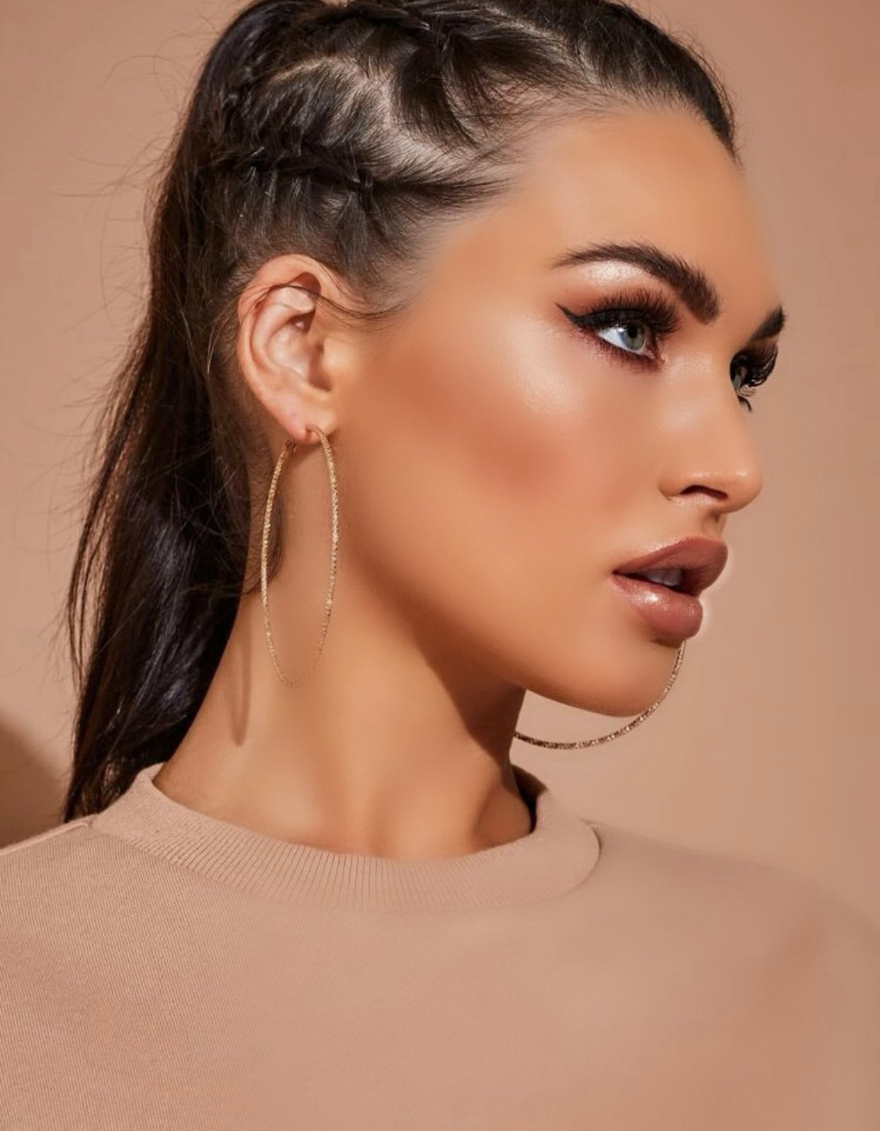 Large Gold Hoops