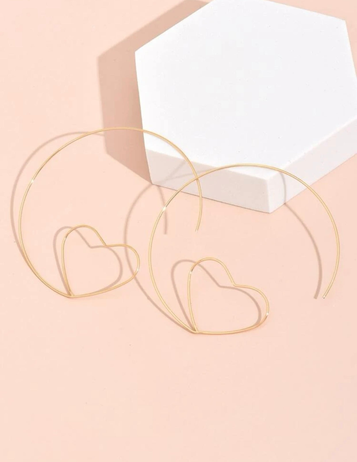 Hoop of Hearts Earrings