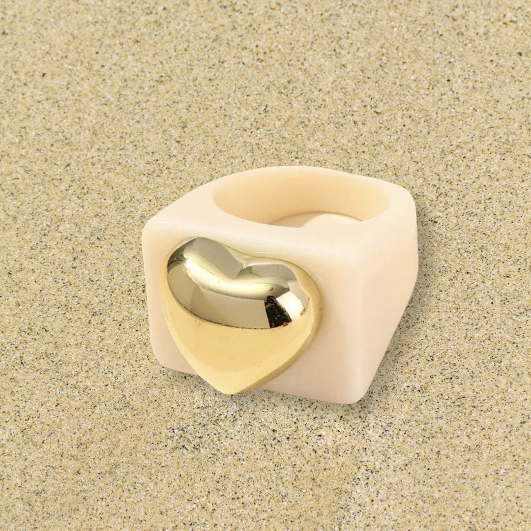 Chunky Heart Ring