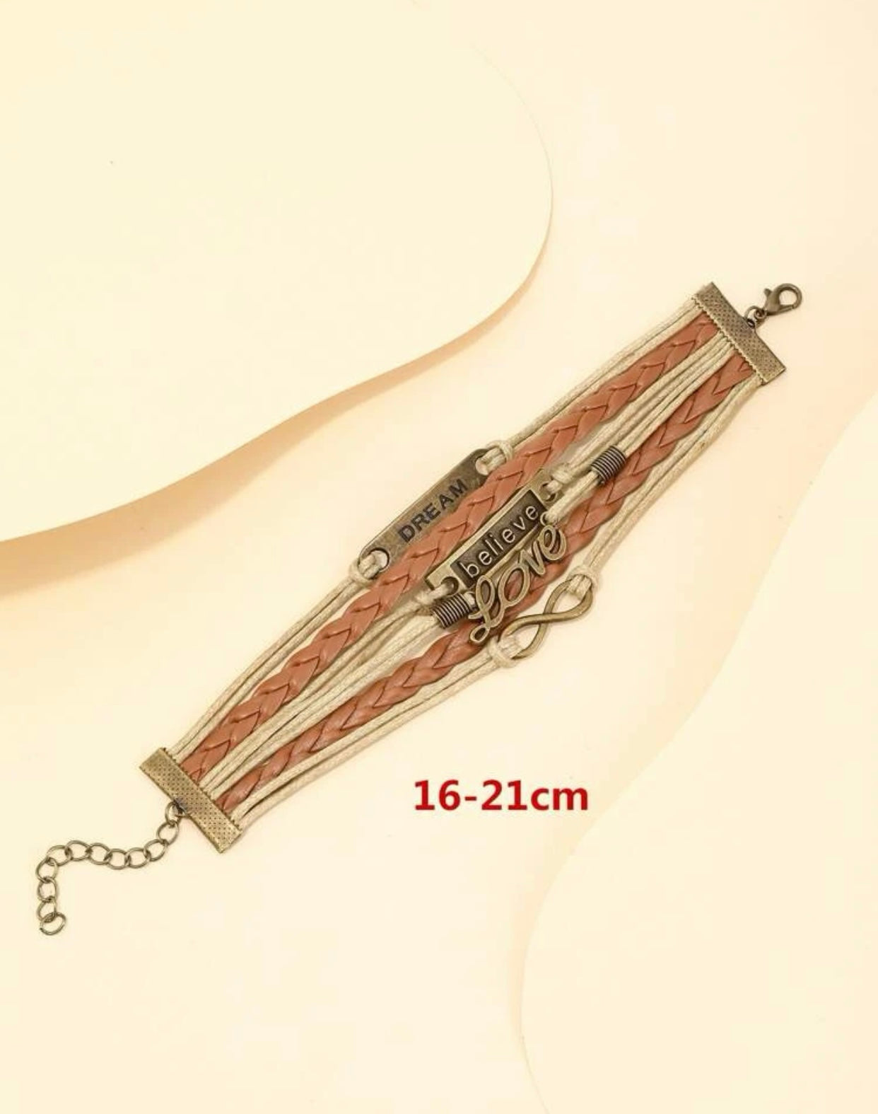 Bronze Tree of Life Leather Cord Bracelet