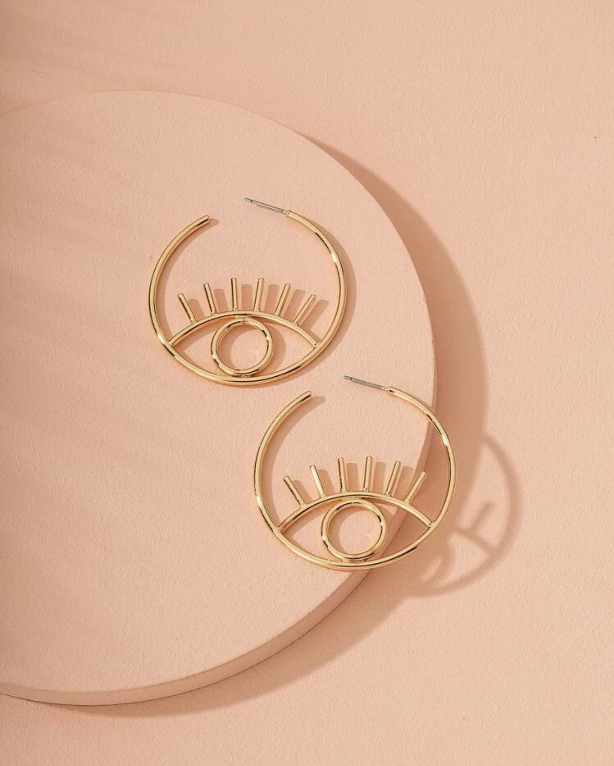 Nazar Hoop Earrings
