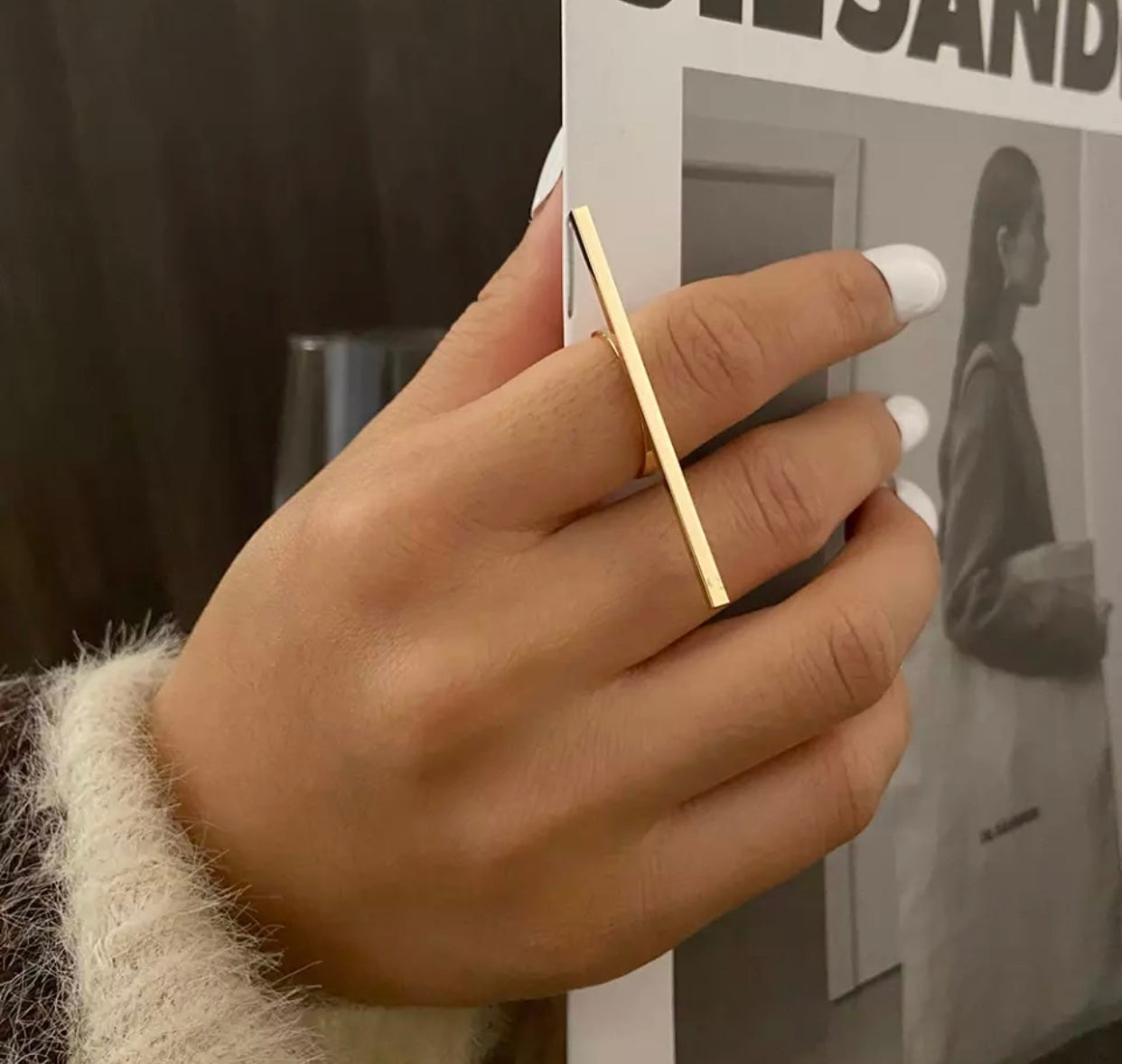 Bar of Love Ring