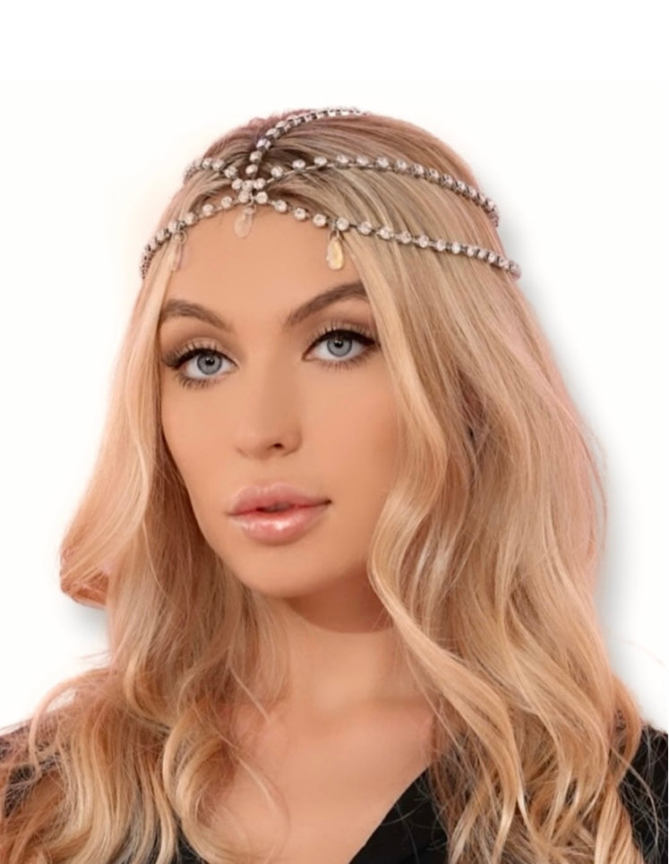 Rhinestone Head Decor