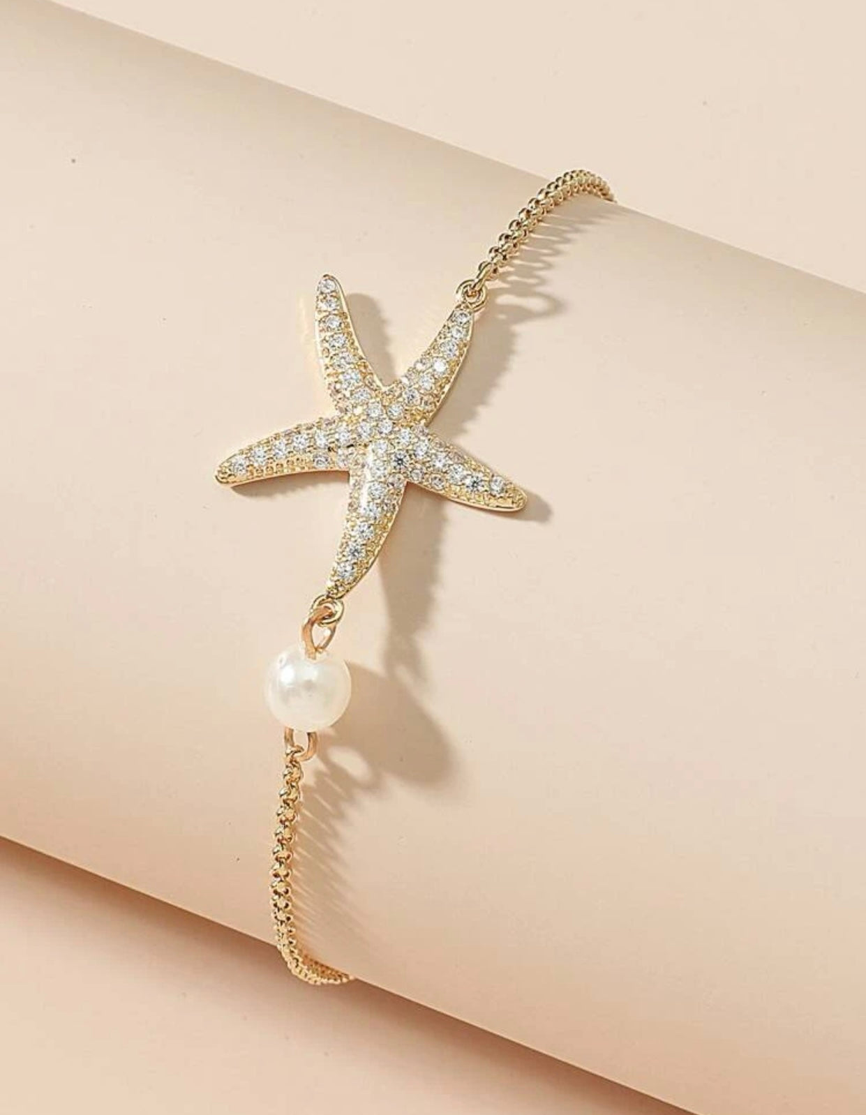 Gold Starfish Bracelet