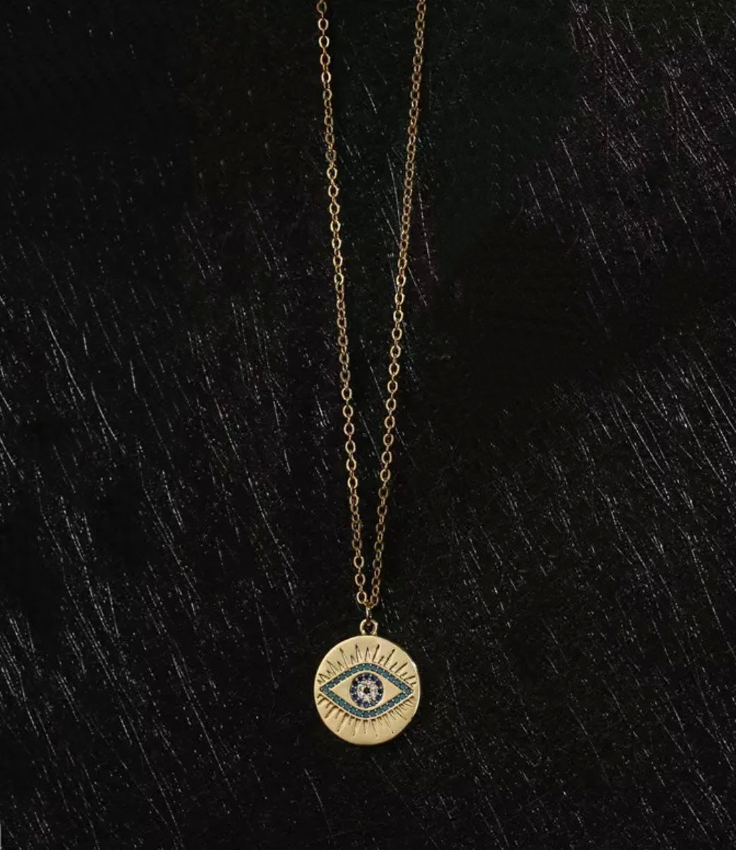 Blue Lagoon Nazar Chain Pendant