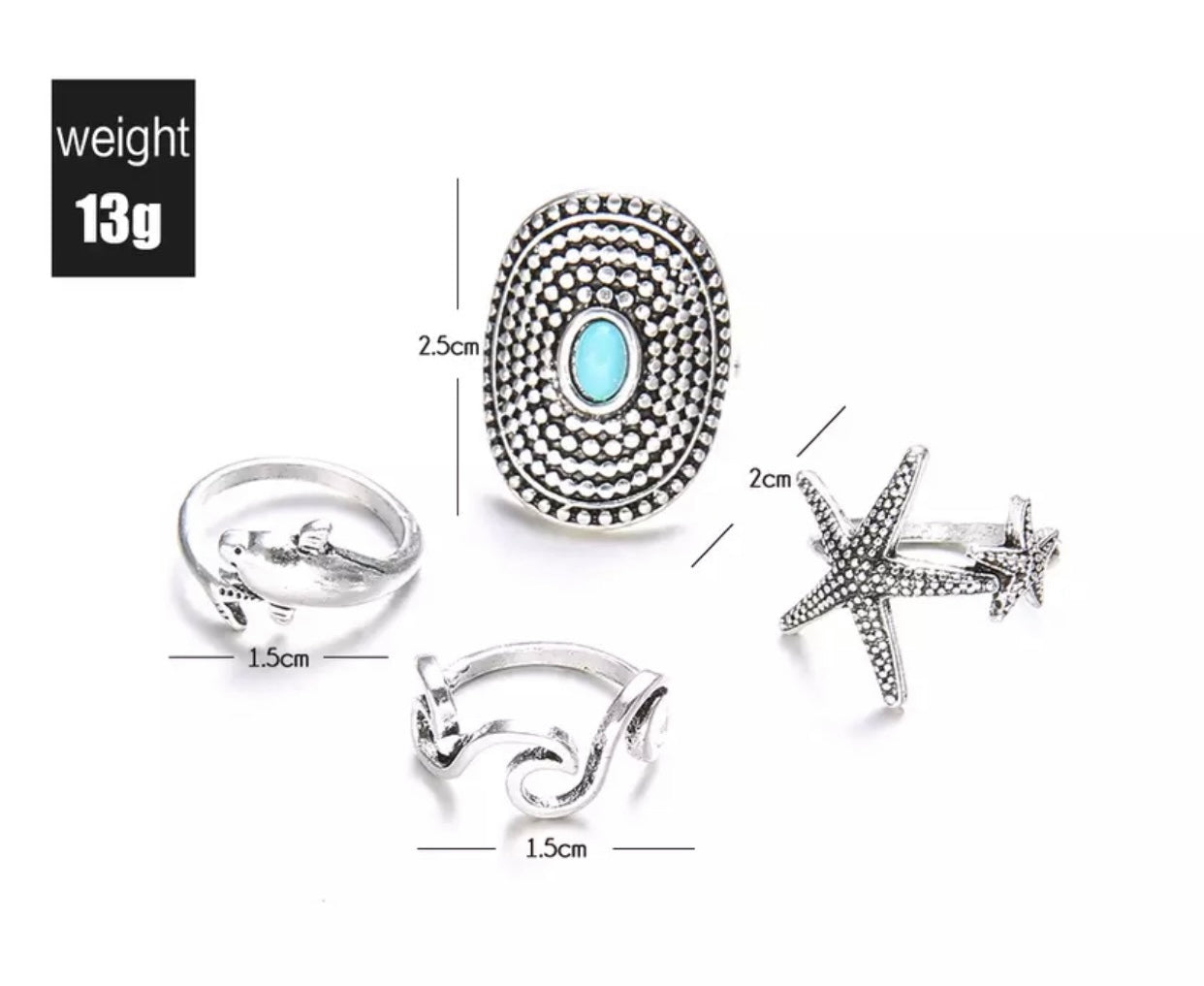 You Glow Gurl Ring Set