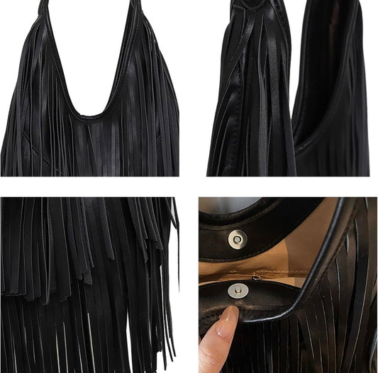 Fringe Hobo Bag