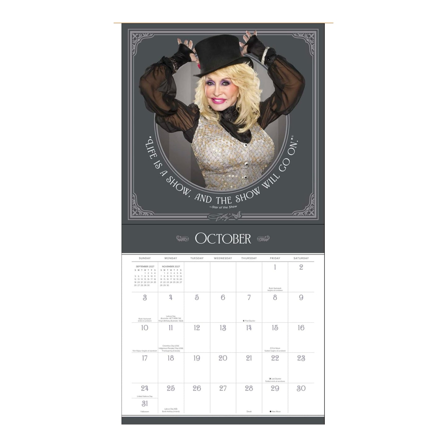 Dolly Parton Calendar 2027