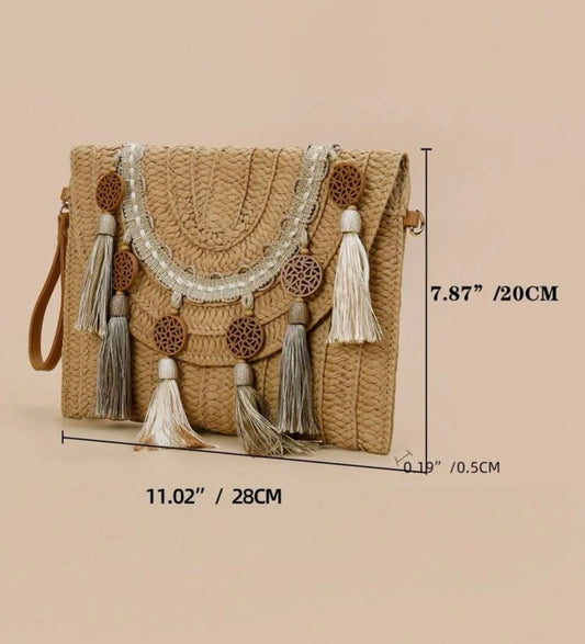 Tassel Clutch Bag