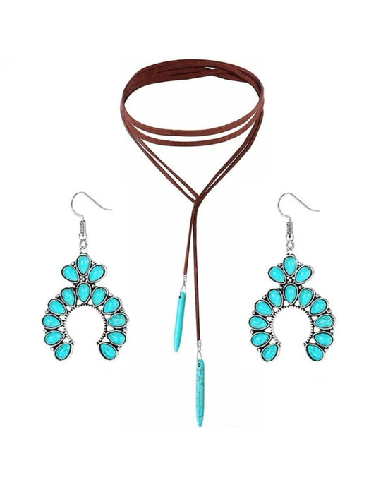 Blue Lagoon Earring & Necklace Set