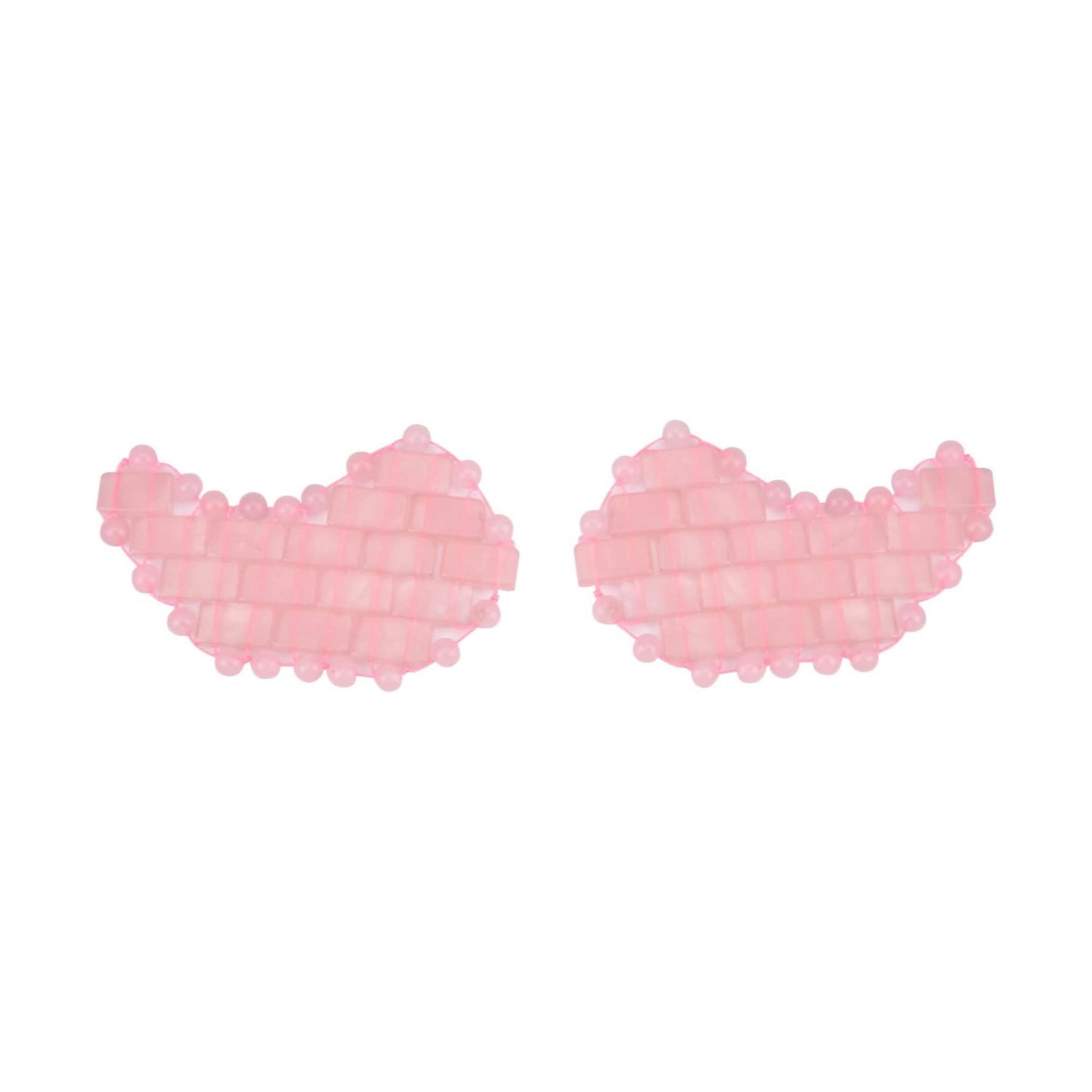 Natural Stone Rose Quartz Eye Mask