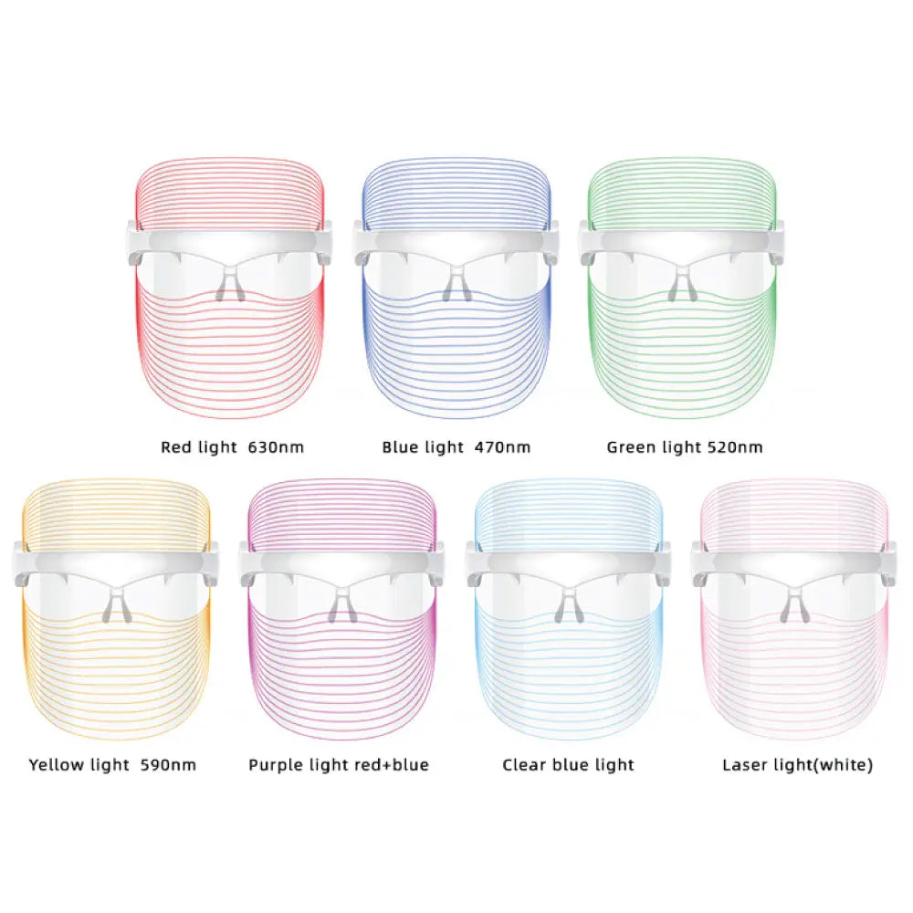 Derma Shield 7-Color LED Light Treatment Mask