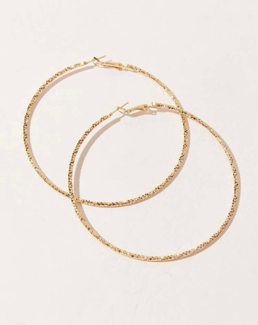 Large Gold Hoops