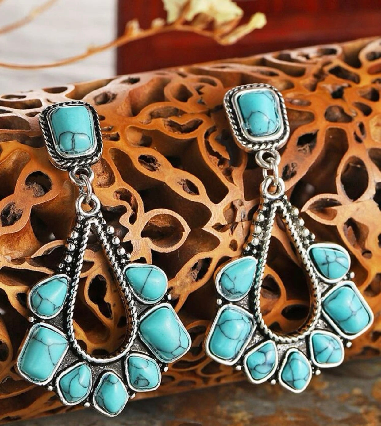 Turquoise Waterdrop Earrings