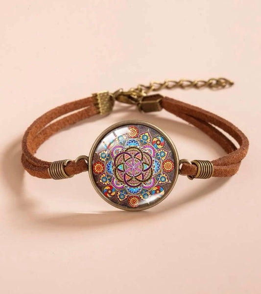 Mandala Flower Bracelet