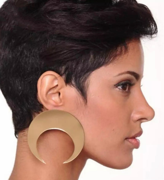 Moon Babe Large Stud Earrings