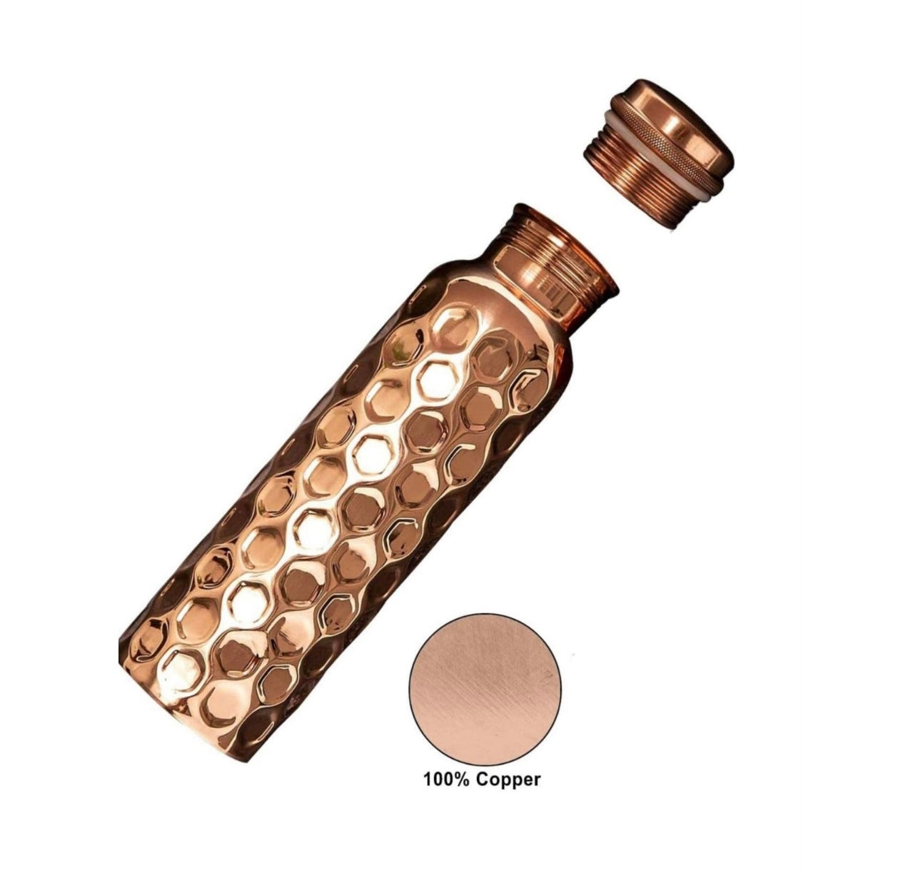 Pure Copper Water Bottle Leak Proof 1 Liter