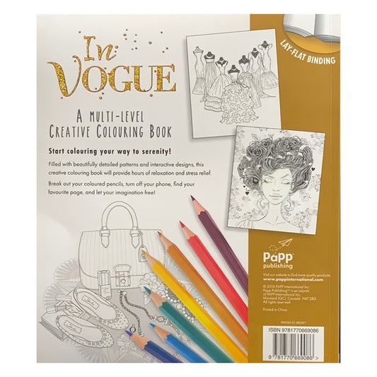 In Vogue Creative Coloring Book Adults