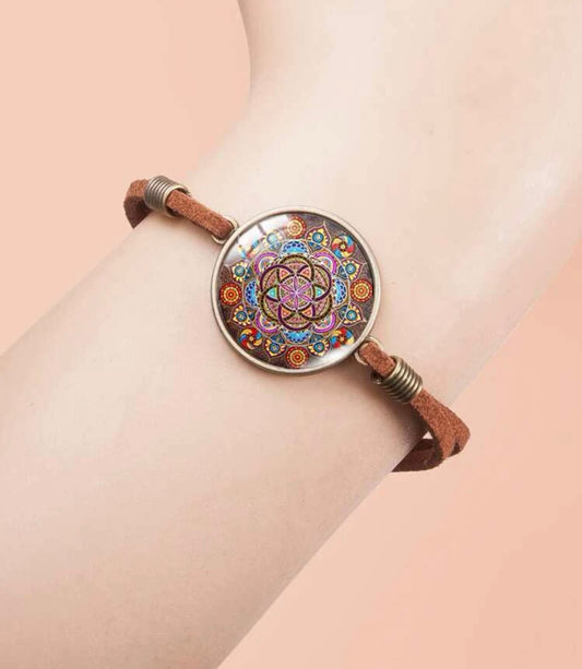 Mandala Flower Bracelet