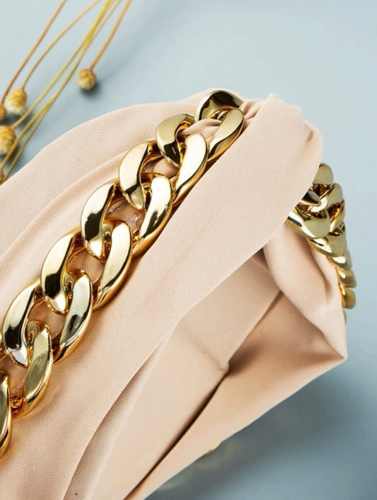 Nude Chain Headband