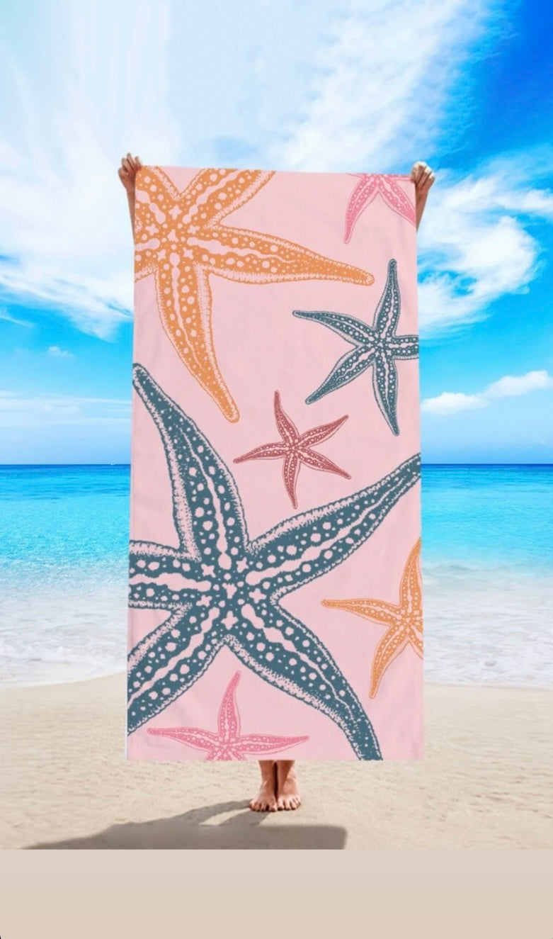Starfish Quick Drying Beach Towel