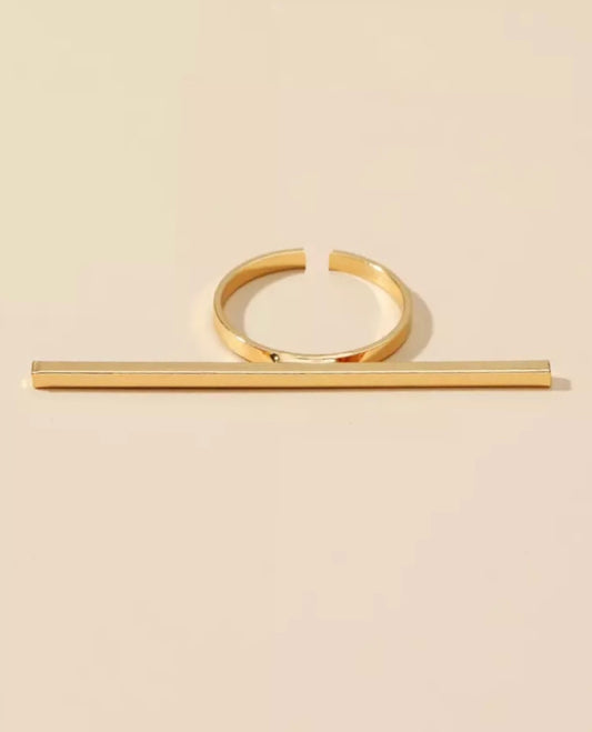 Bar of Love Ring