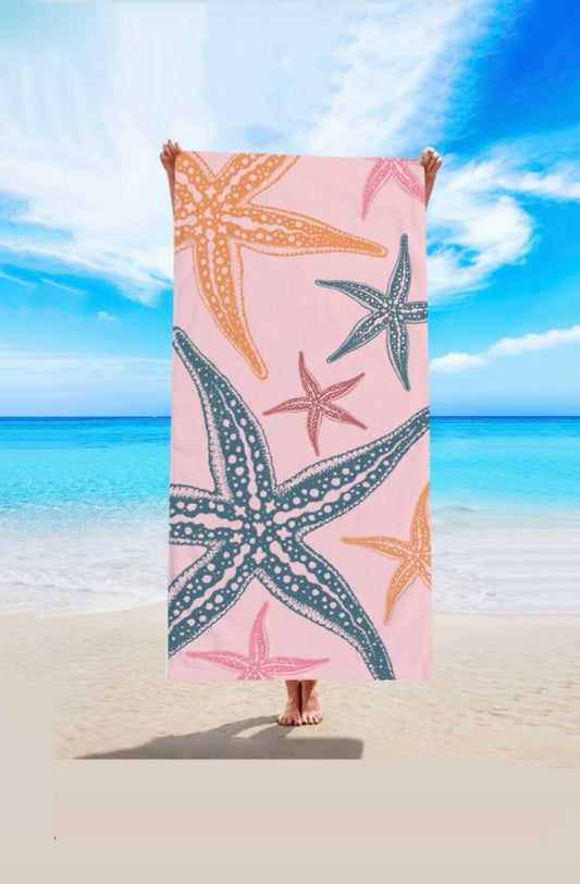 Starfish Quick Drying Beach Towel