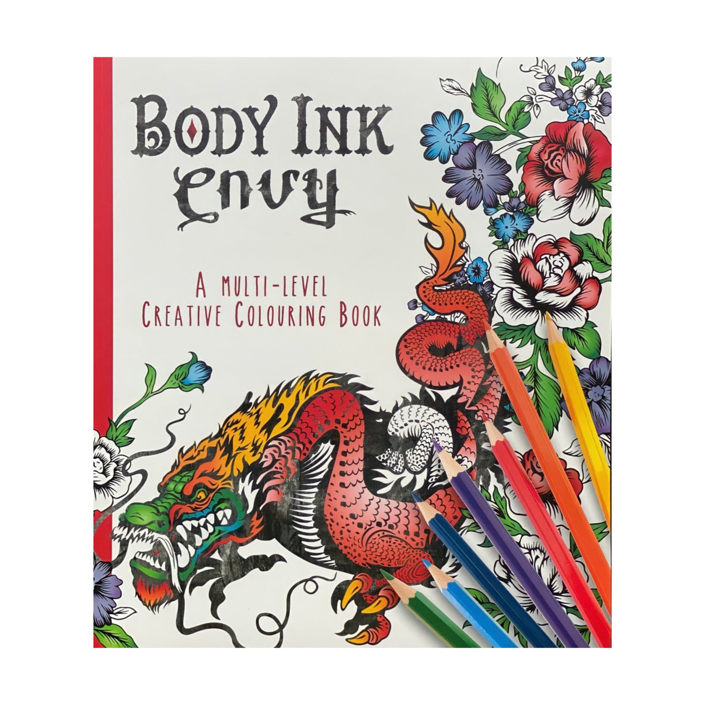 Body Ink Envy Creative Colouring book Adult