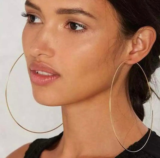 Caribbean Queen Extra Large Hoop Earrings
