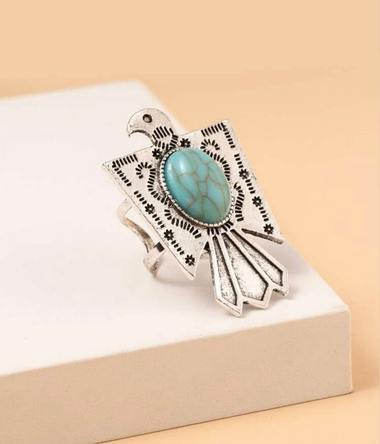 Turquoise Decor Ring