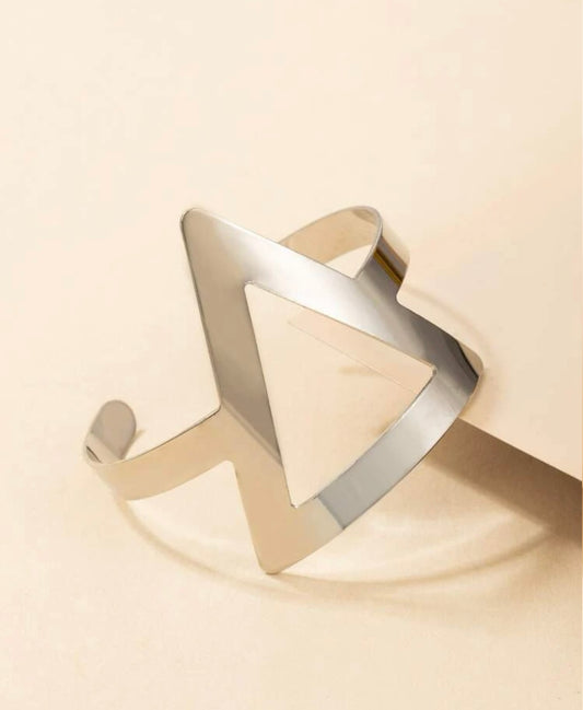 Triangle Bangle Silver