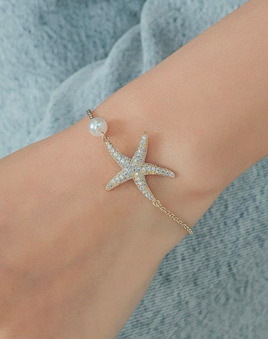 Gold Starfish Bracelet